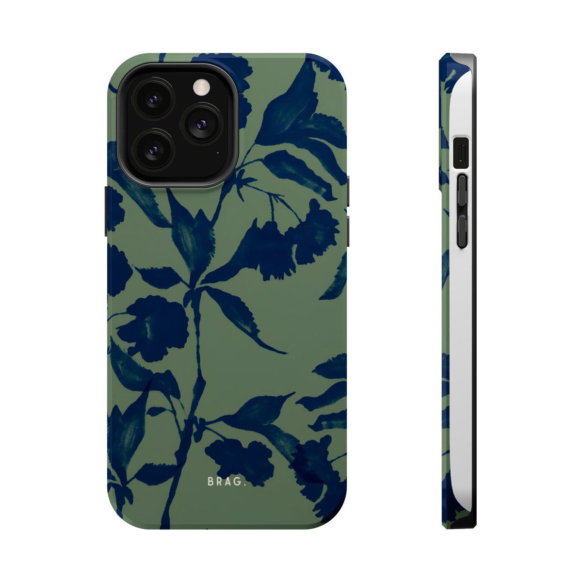 Sage Bloom Magnetic Impact-Resistant Phone Case