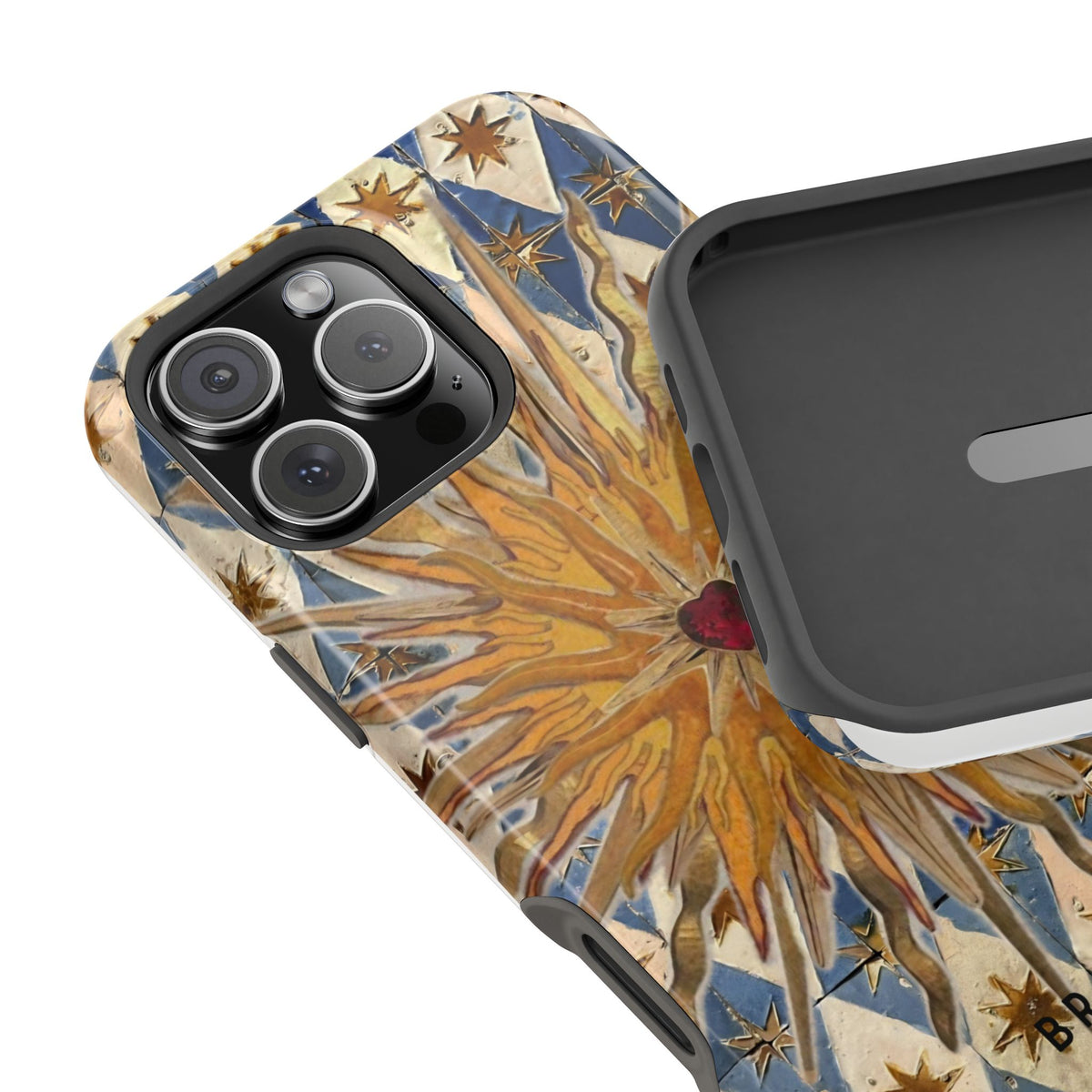 Fortune Heart Magnetic Impact-Resistant Phone Case