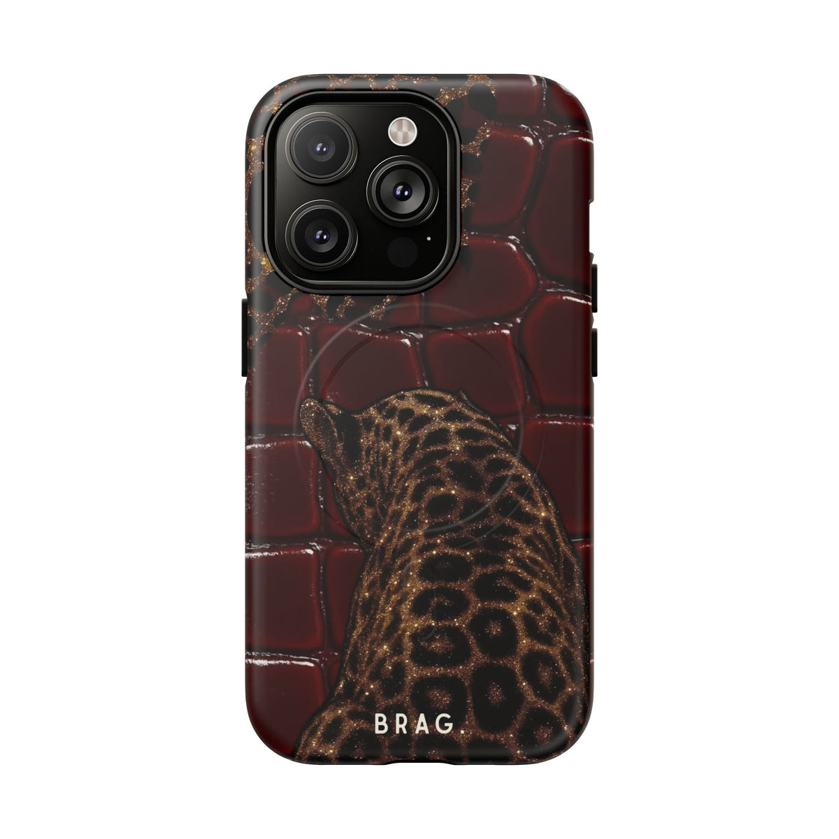 Leopard Lounge MagSafe Tough Phone Case — Magnetic Protective Cover