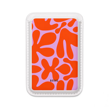 Bloom Burst MagSafe Vegan Wallet — Slim Phone Card Holder