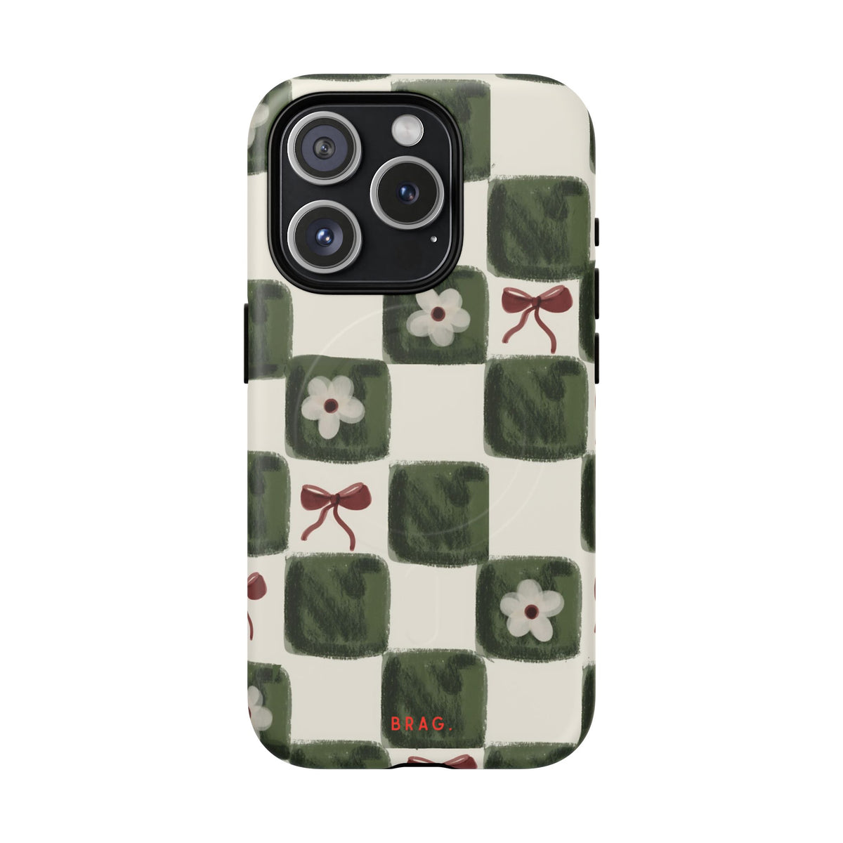 Garden Mosaic MagSafe Tough Phone Case — Magnetic Protective Cover