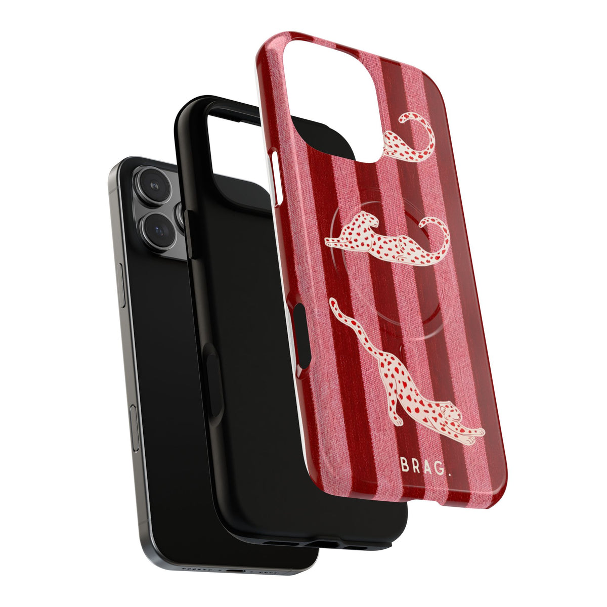 Pink Safari MagSafe Tough Phone Case — Magnetic Protective Cover