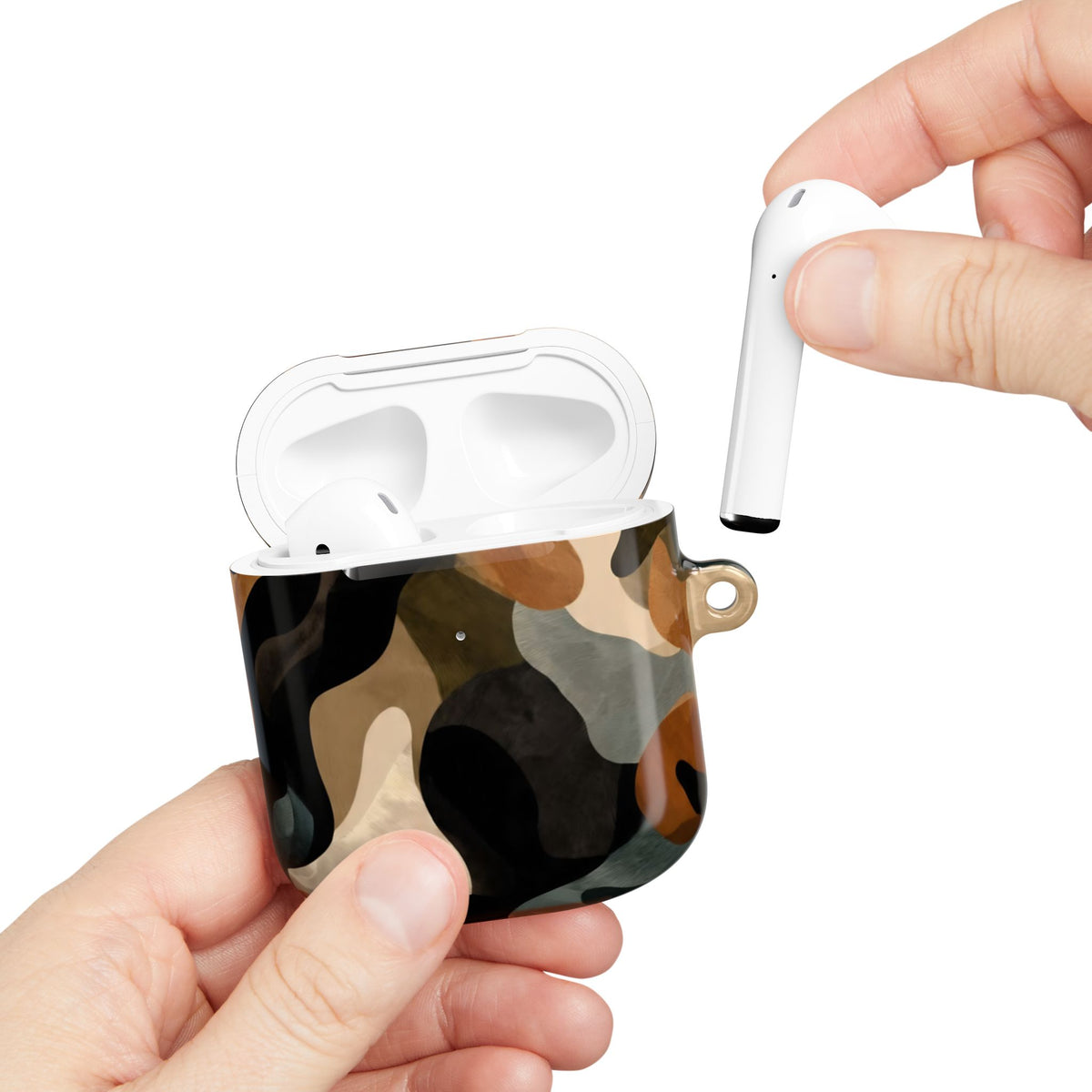 Desert Camo AirPod Case – Slim Protective Charging Case