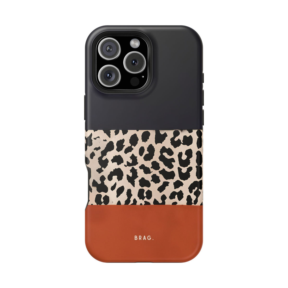 Leopard Block Magnetic Impact-Resistant Phone Case