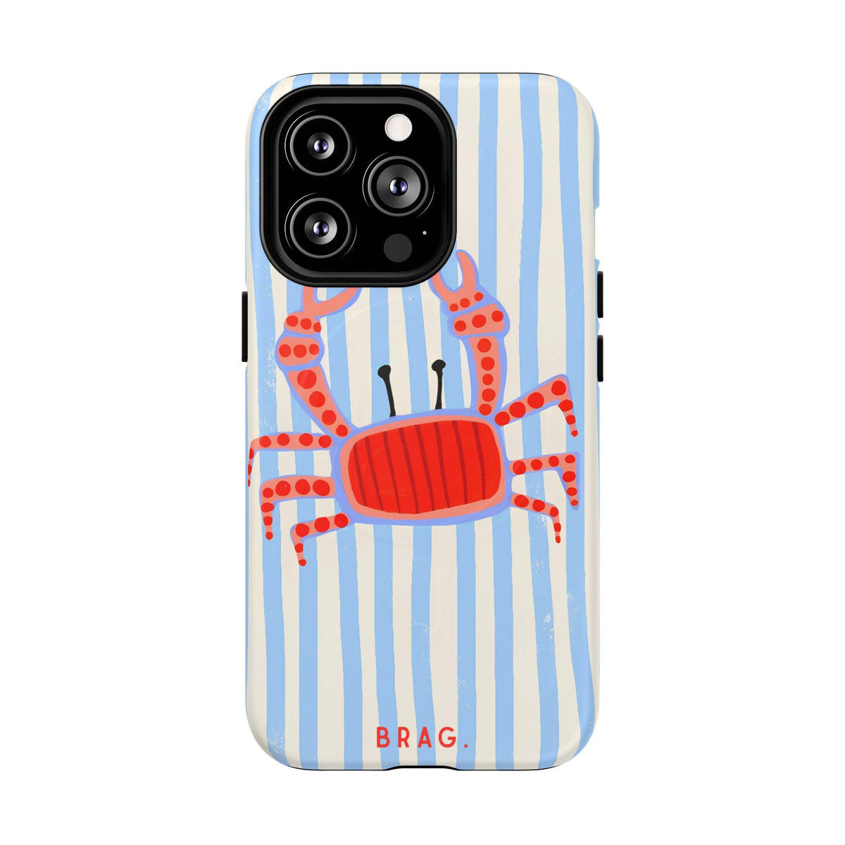 Azure Crab MagSafe Tough Phone Case — Magnetic Protective Cover