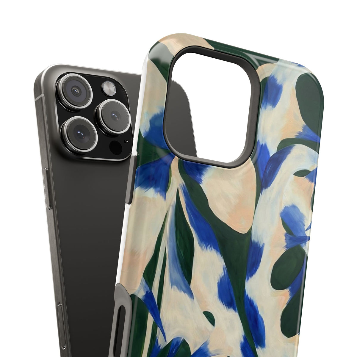 Blue Garden Magnetic Impact-Resistant Phone Case