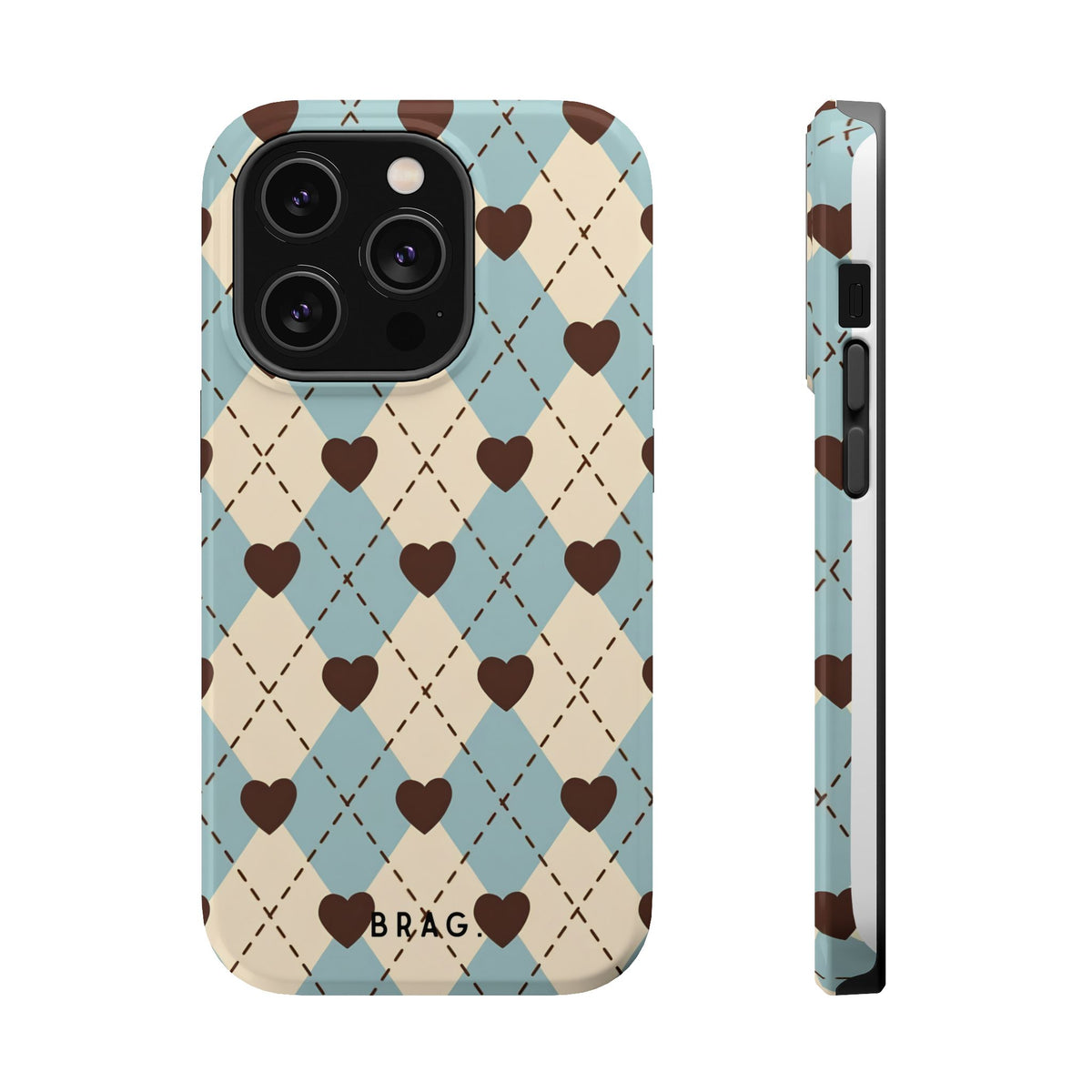 Sweetheart Plaid Magnetic Impact-Resistant Phone Case
