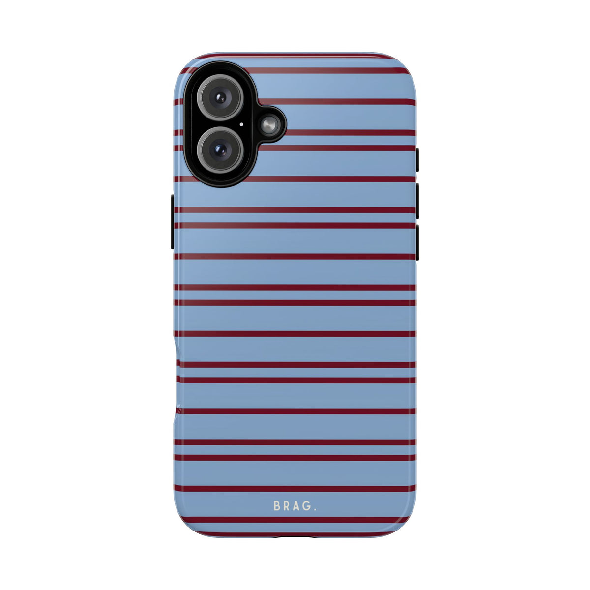 Nautical Stripe Tough Phone Case – Shockproof Protective iPhone Cover
