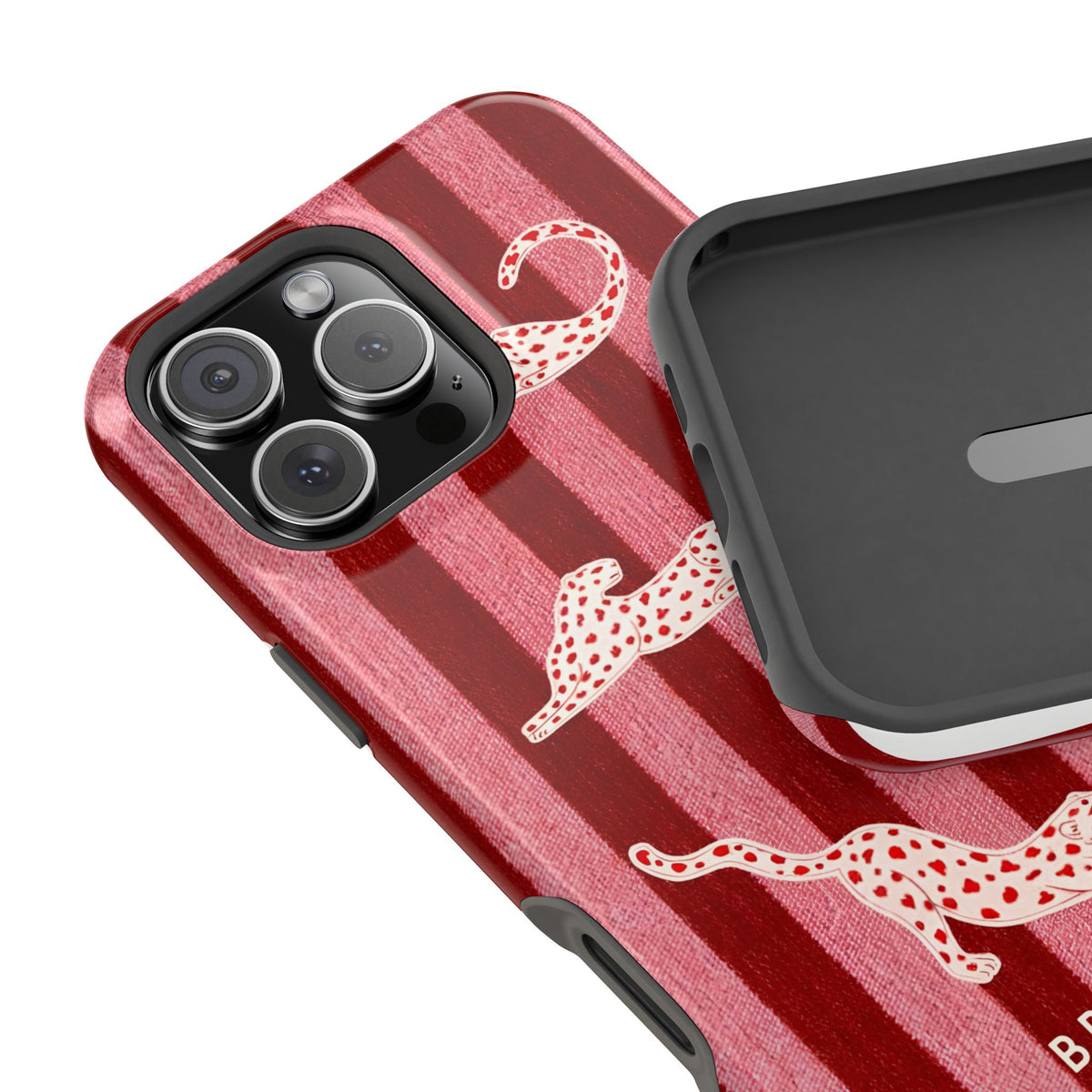 Pink Safari Magnetic Impact-Resistant Phone Case