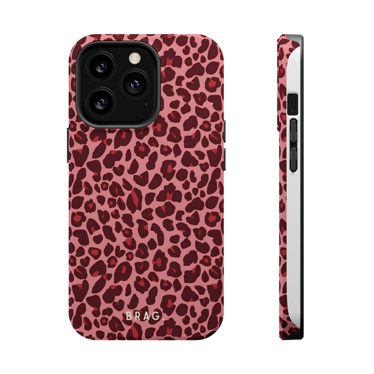 Leopard Love Magnetic Impact-Resistant Phone Case