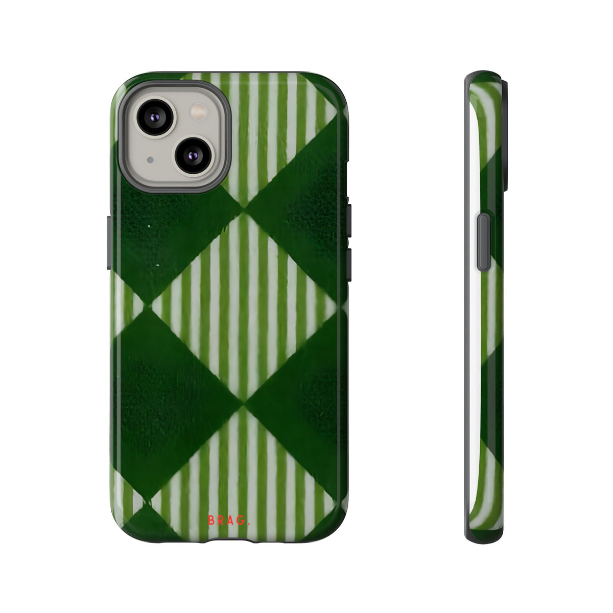 Woven Pattern Tough Phone Case – Shockproof Protective iPhone Cover