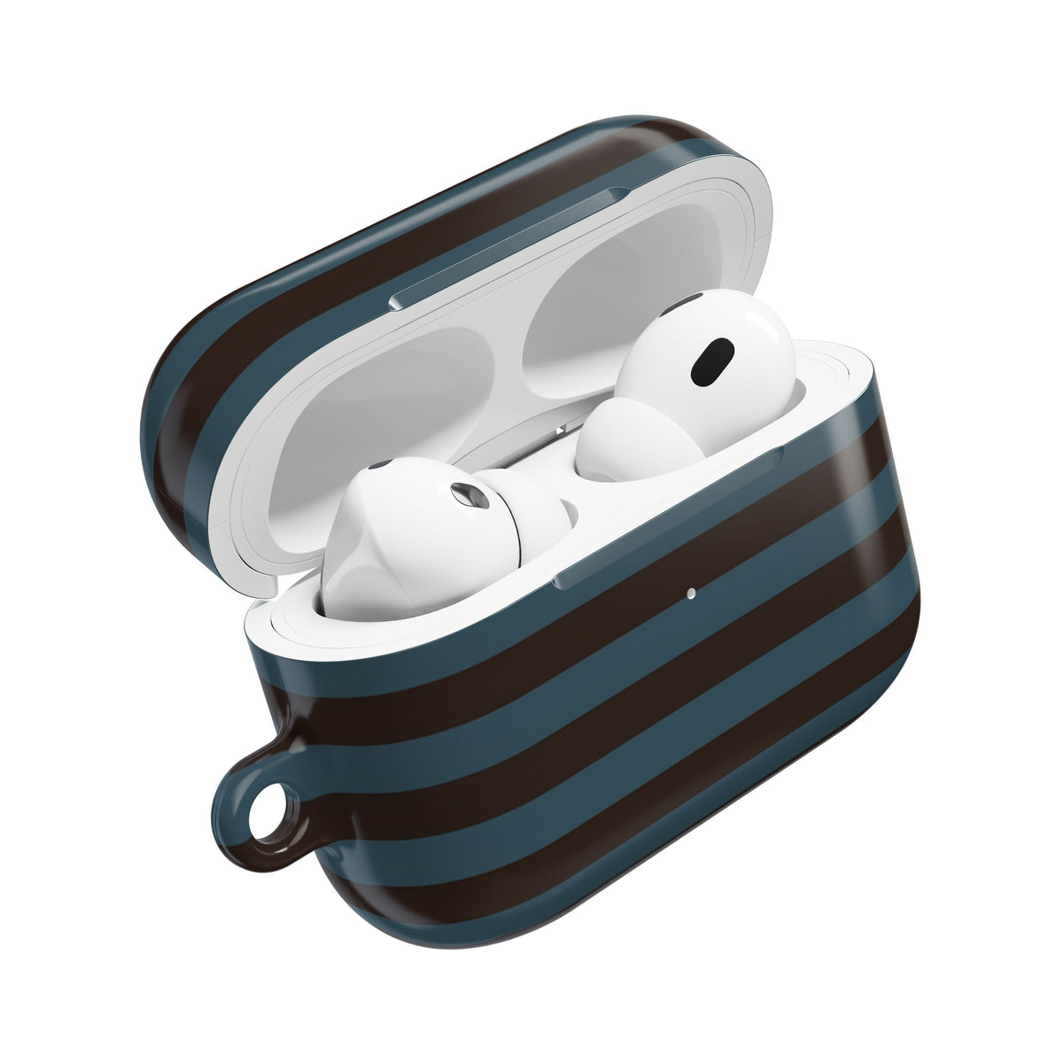 Seaside Stripe AirPod Case – Slim Protective Charging Case