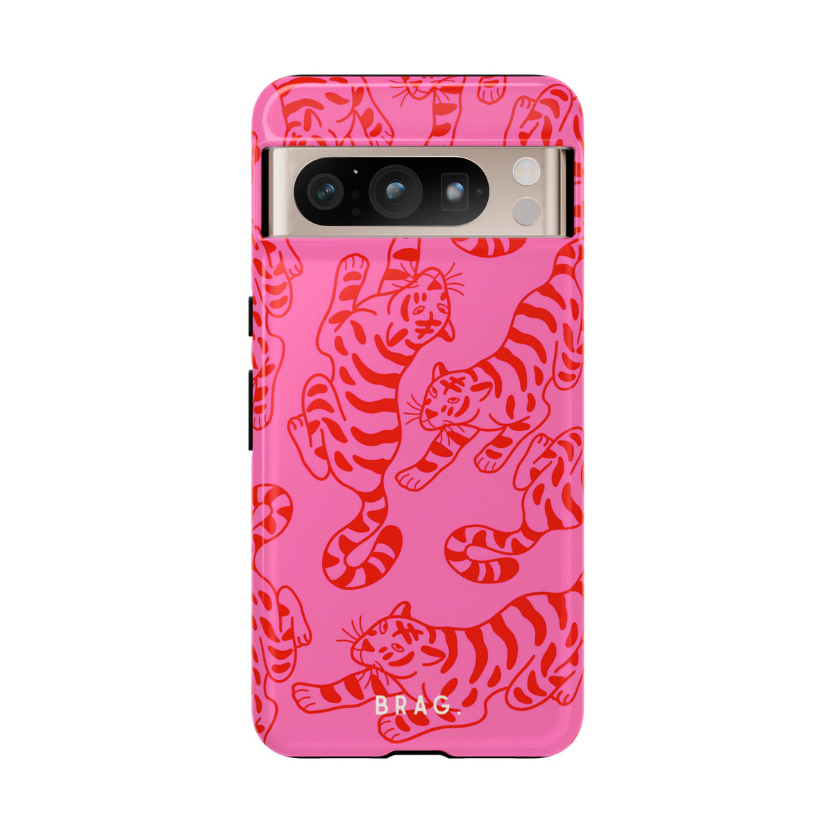 Tiger Lily Tough Phone Case – Shockproof Protective iPhone Cover