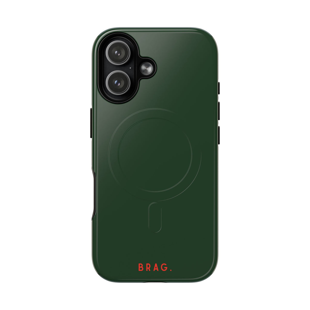 Brag Green MagSafe Tough Phone Case — Magnetic Protective Cover