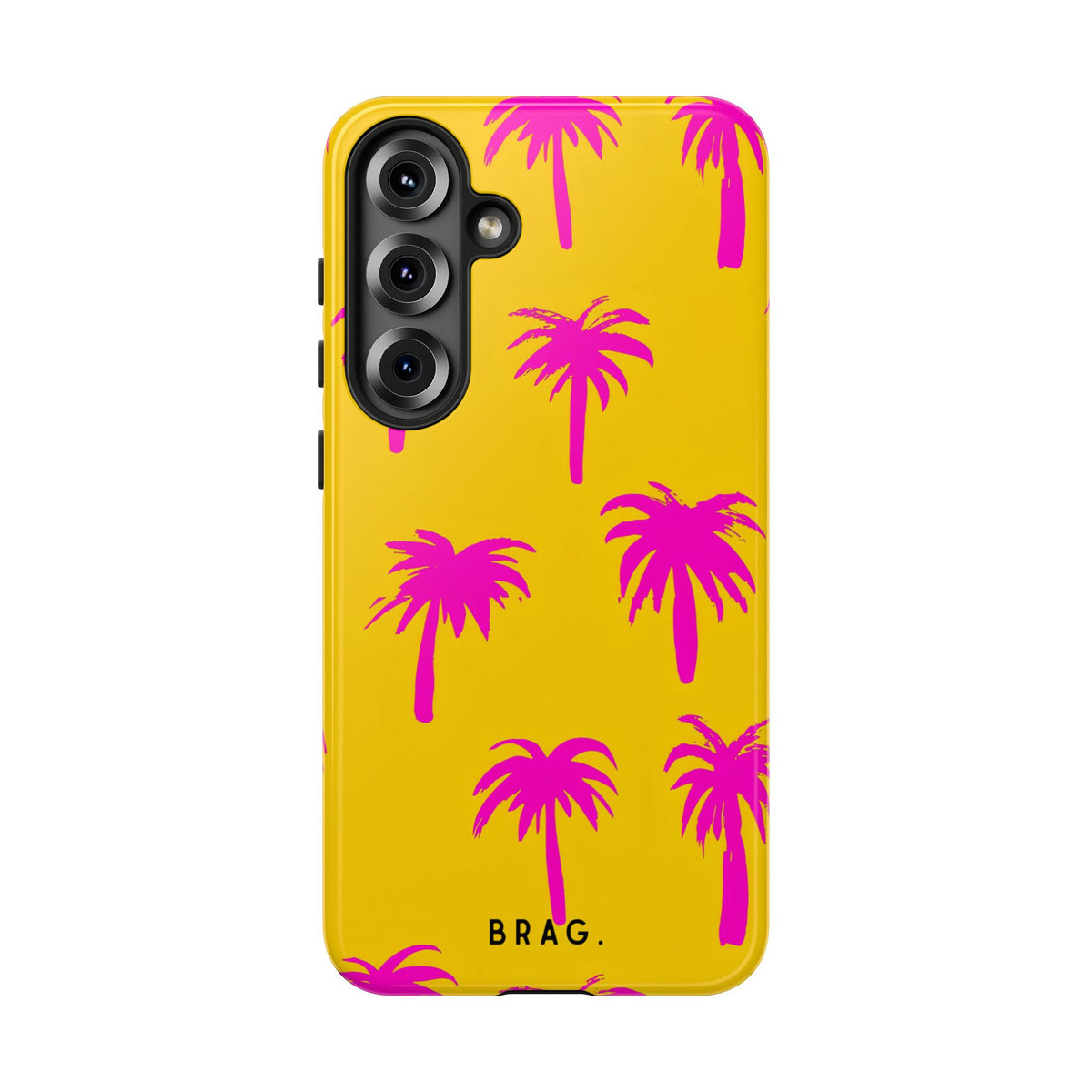 Pink Palms Tough Phone Case – Shockproof Protective iPhone Cover