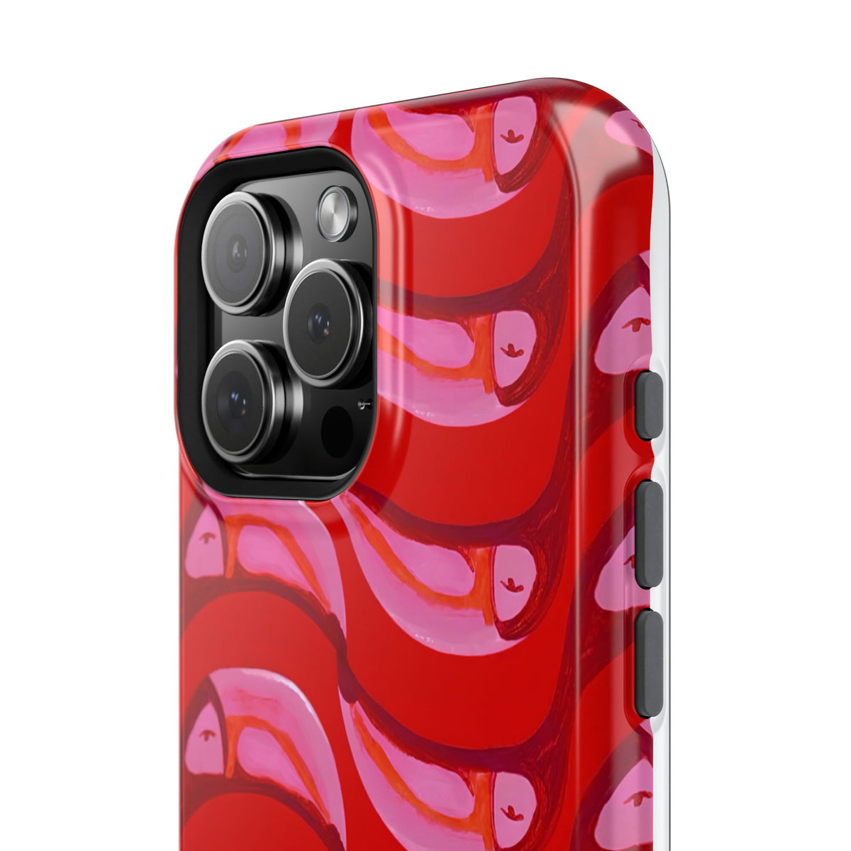 Pink Current Magnetic Impact-Resistant Phone Case