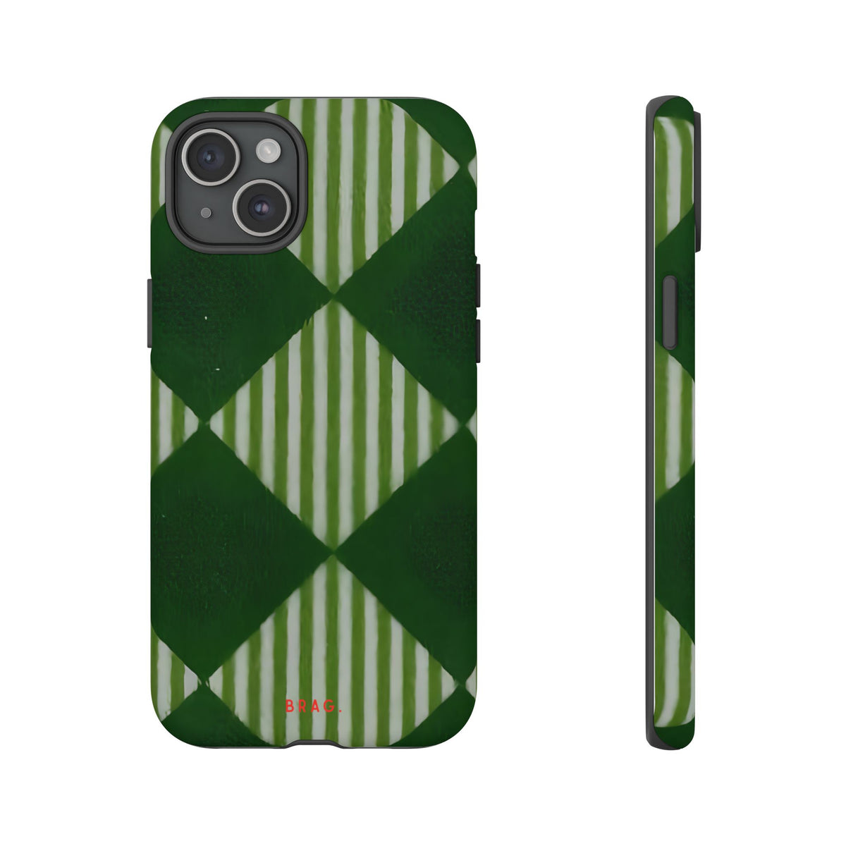 Woven Pattern Tough Phone Case – Shockproof Protective iPhone Cover