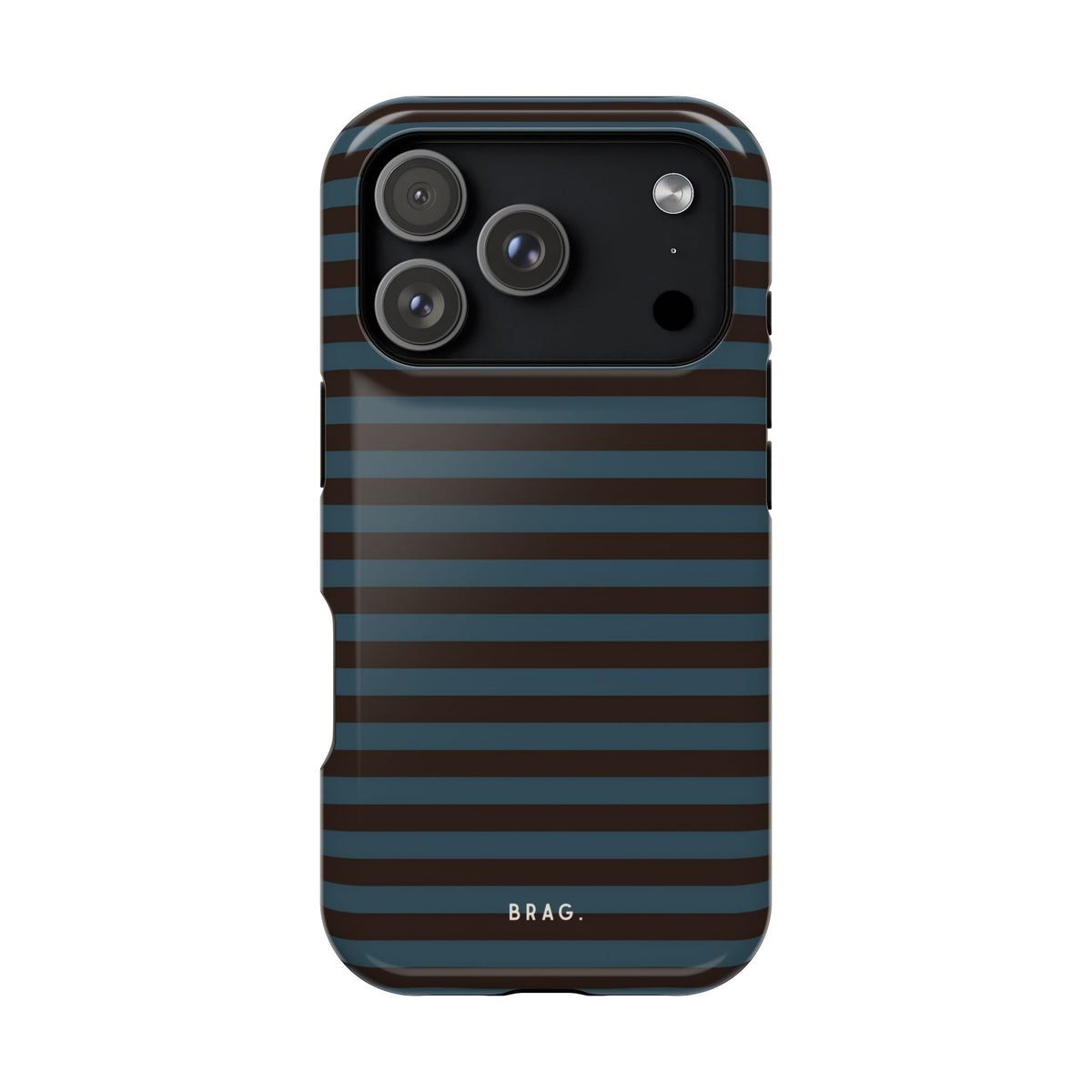Seaside Stripe Magnetic Impact-Resistant Phone Case