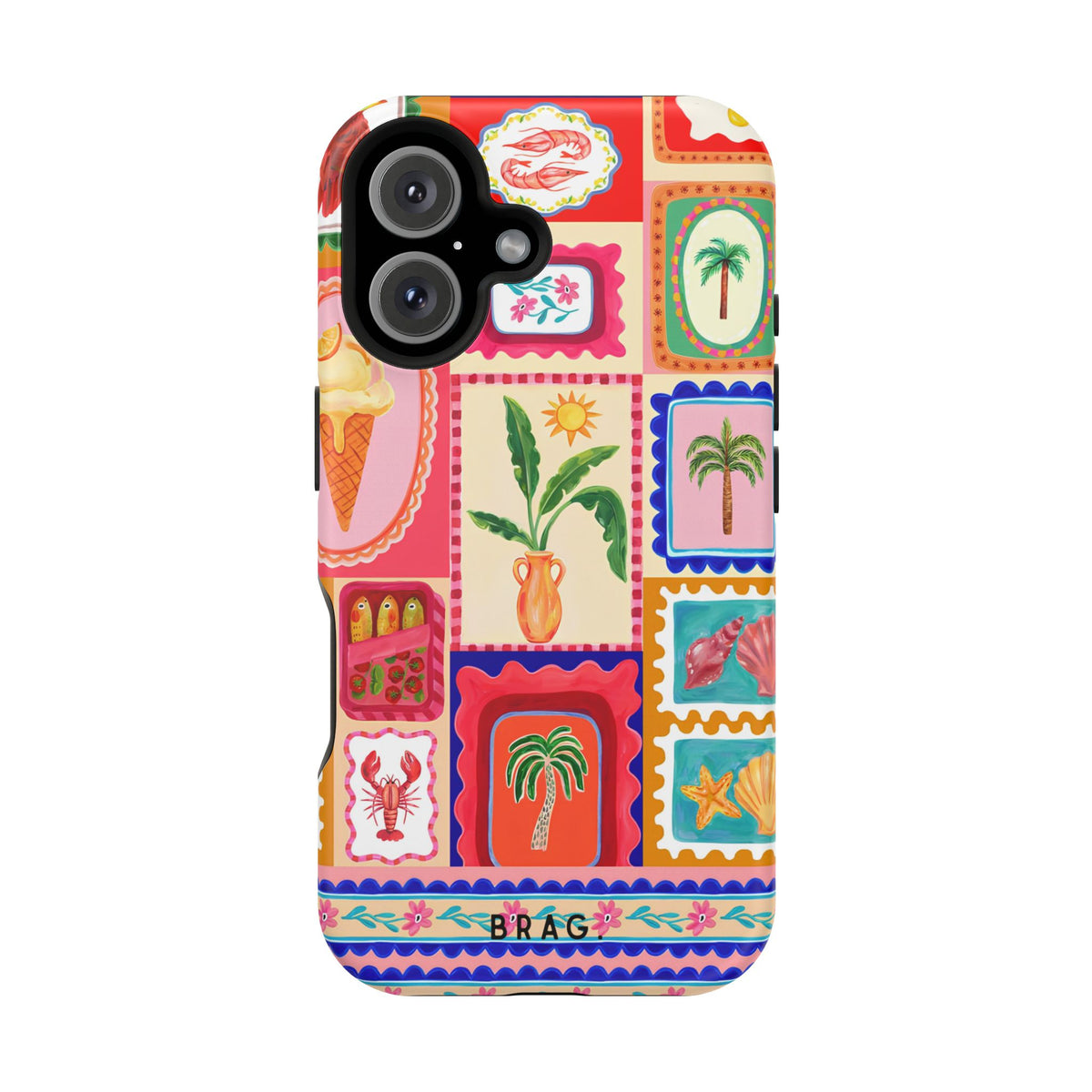 Postcard Magnetic Impact-Resistant Phone Case