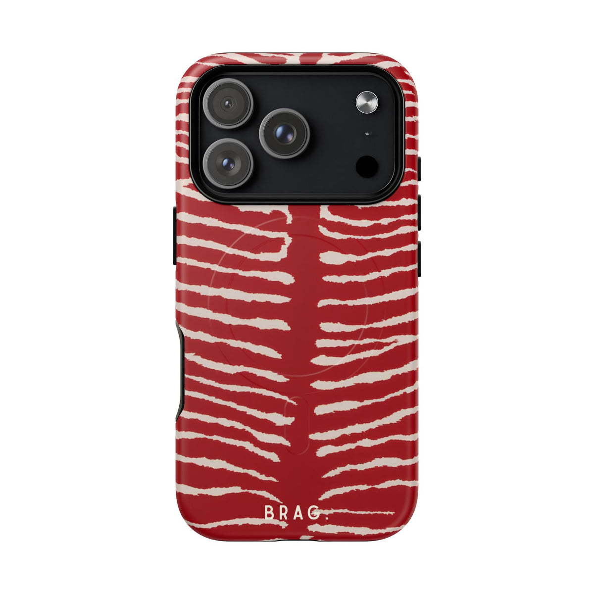 Striped Heat MagSafe Tough Phone Case — Magnetic Protective Cover