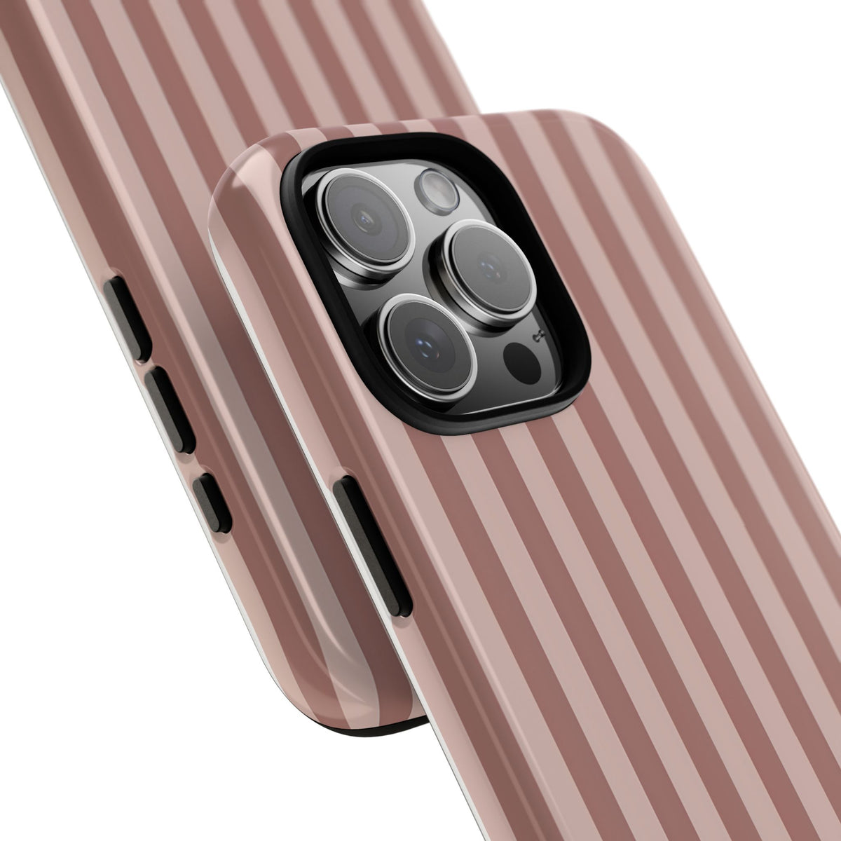 Sugar Stripe Tough Phone Case – Shockproof Protective iPhone Cover