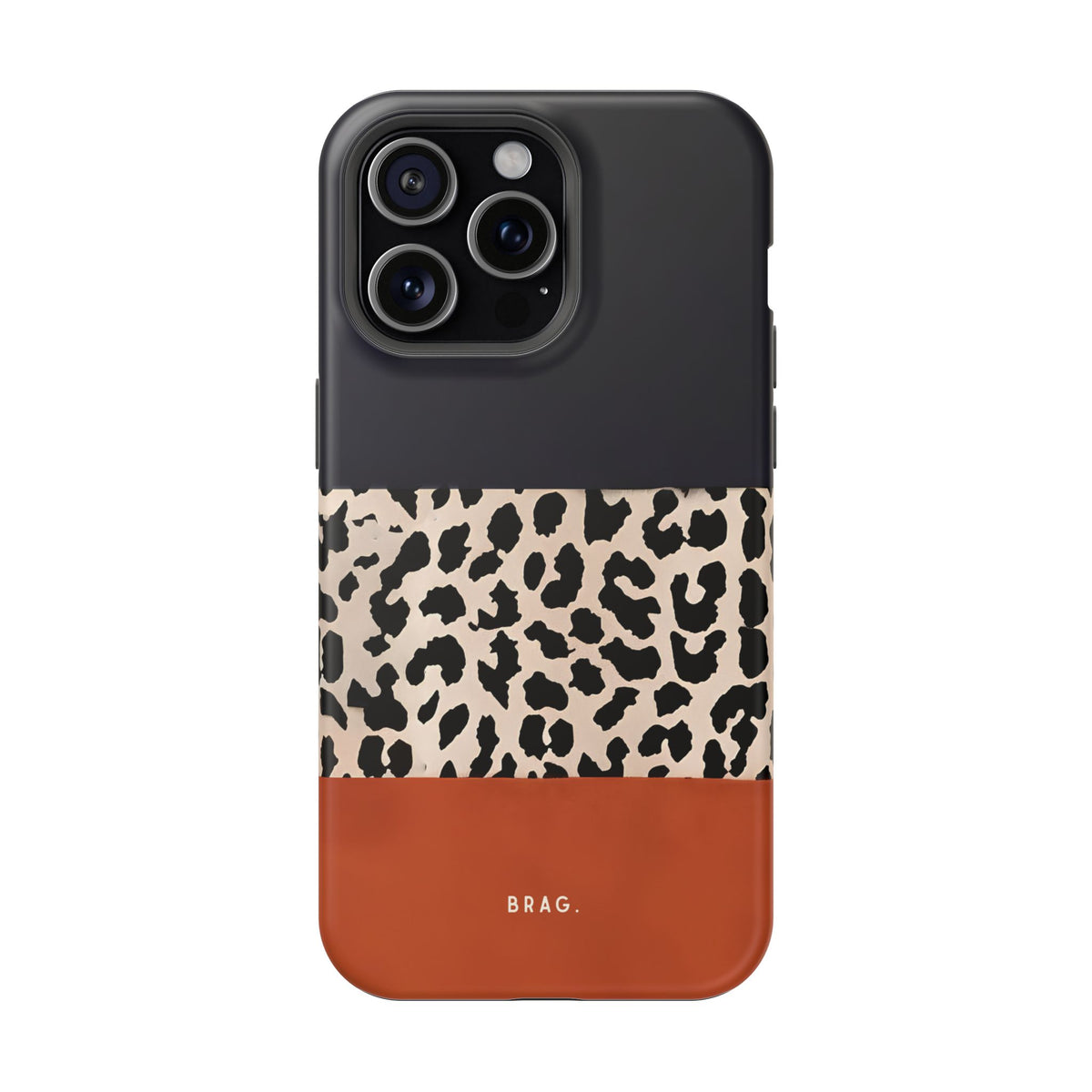 Leopard Block Magnetic Impact-Resistant Phone Case