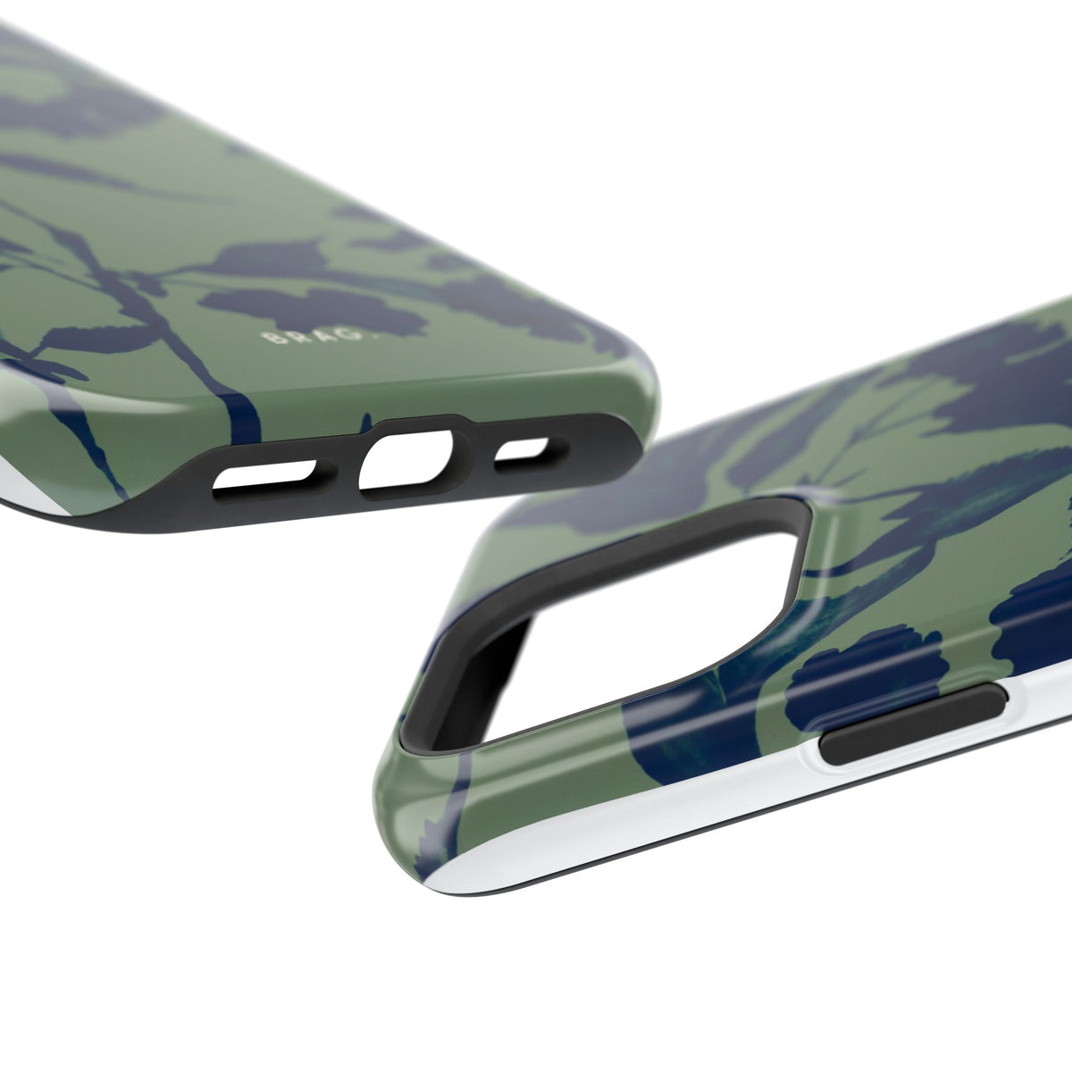 Sage Bloom Magnetic Impact-Resistant Phone Case