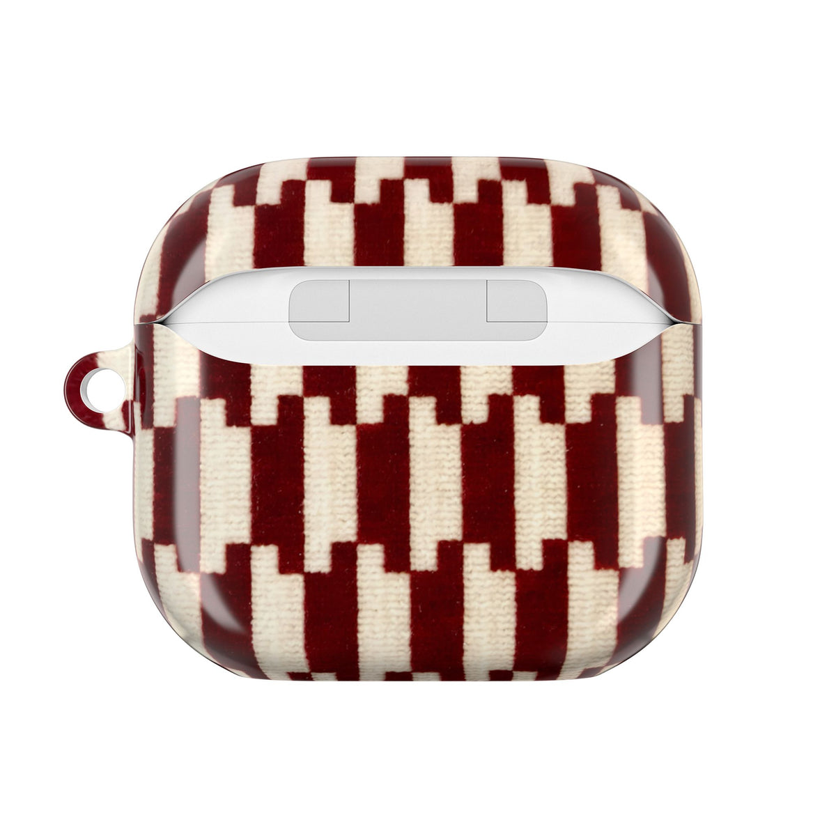 Wine & Cream AirPod Case – Slim Protective Charging Case