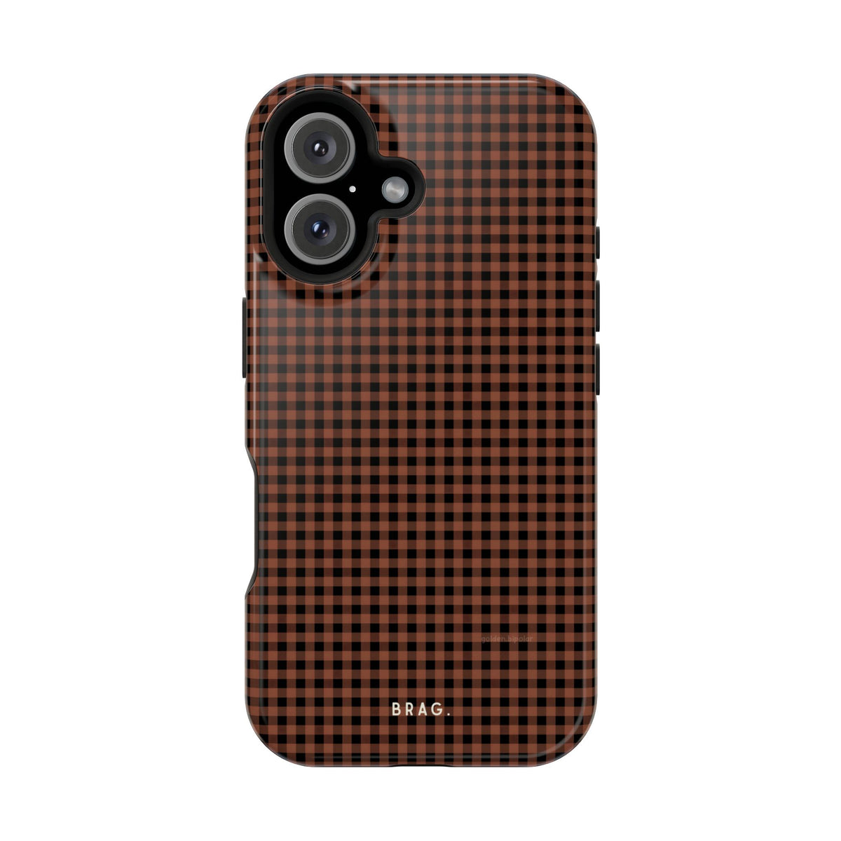 Cafe Check Magnetic Impact-Resistant Phone Case