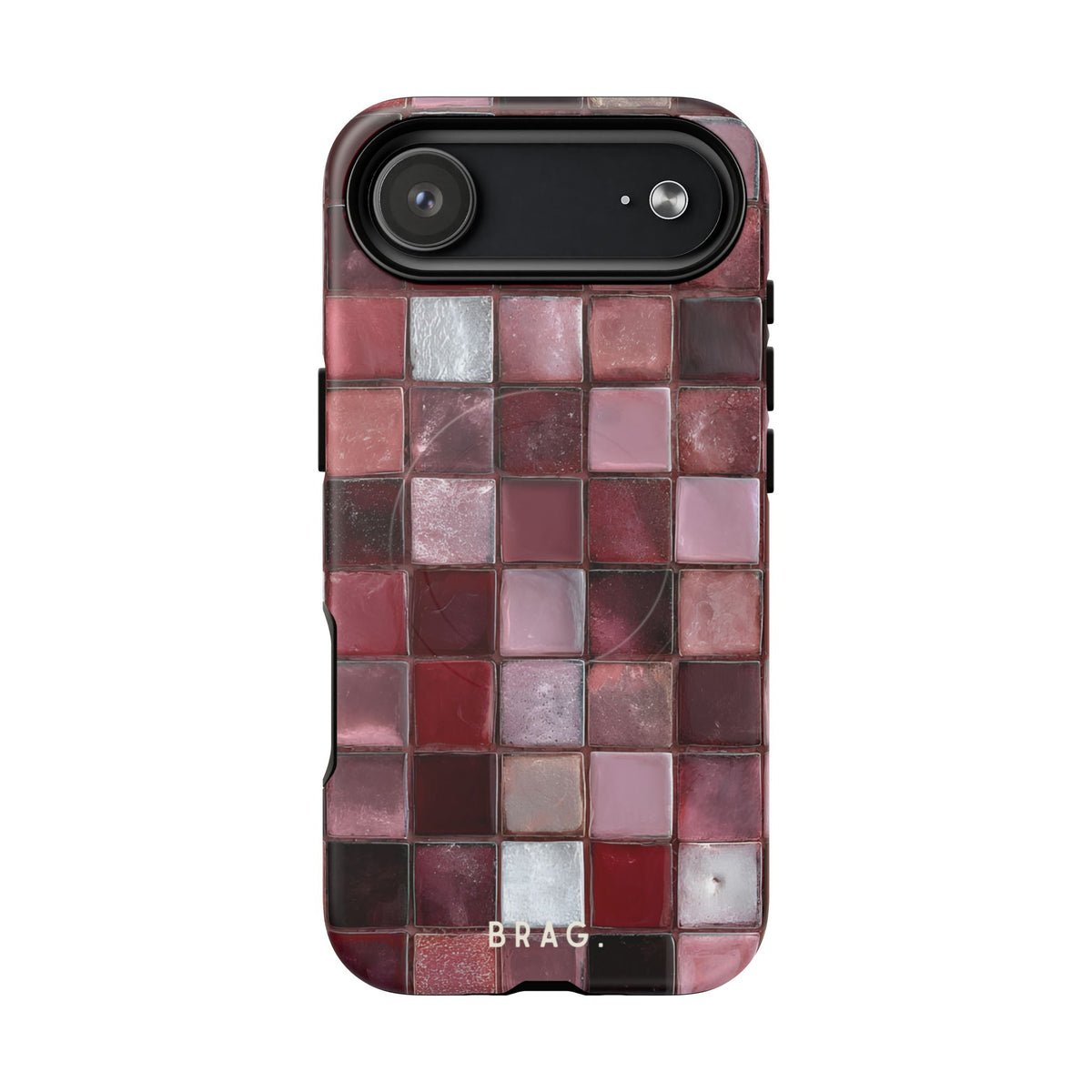 Cherry Tile MagSafe Tough Phone Case — Magnetic Protective Cover