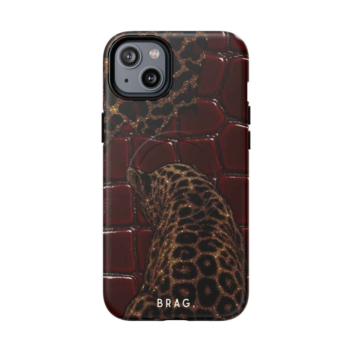 Leopard Lounge MagSafe Tough Phone Case — Magnetic Protective Cover