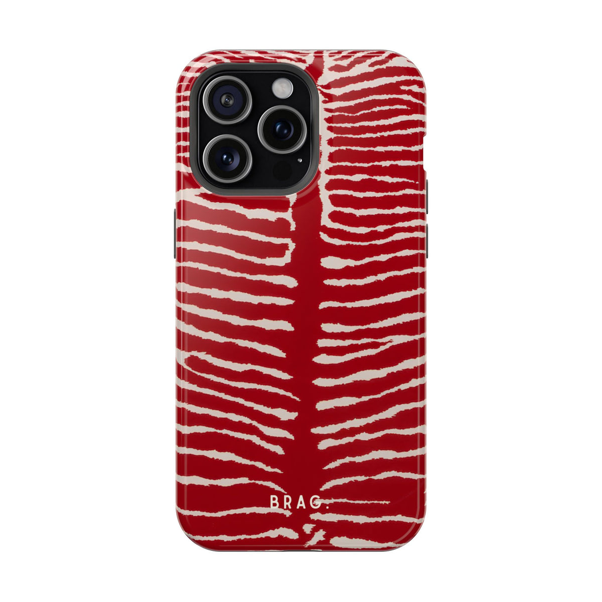 Striped Heat Magnetic Impact-Resistant Phone Case