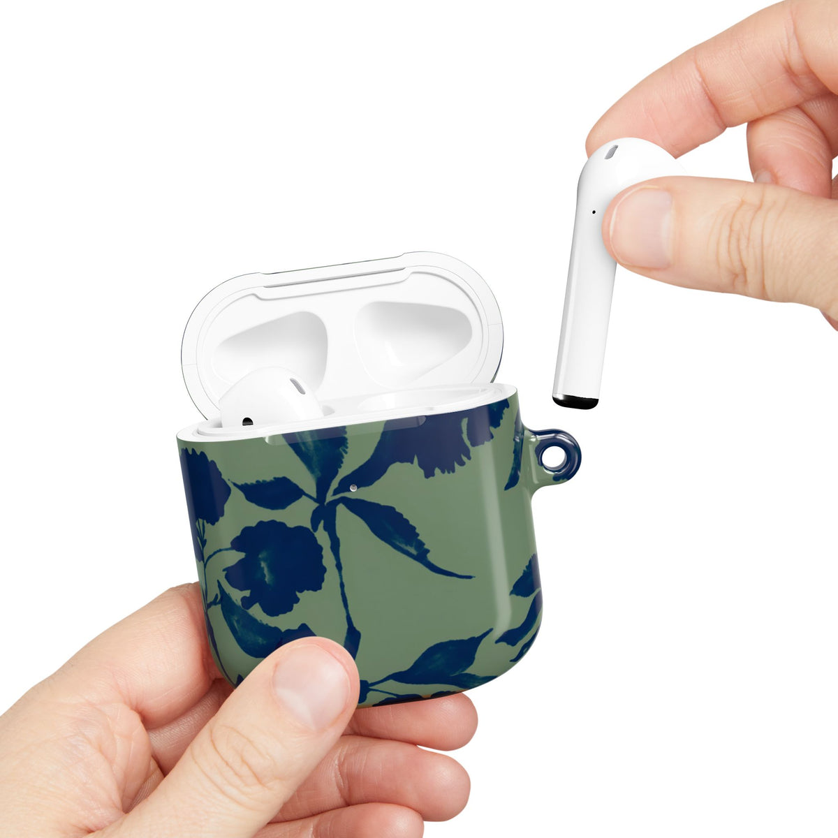 Sage Bloom AirPod Case – Slim Protective Charging Case