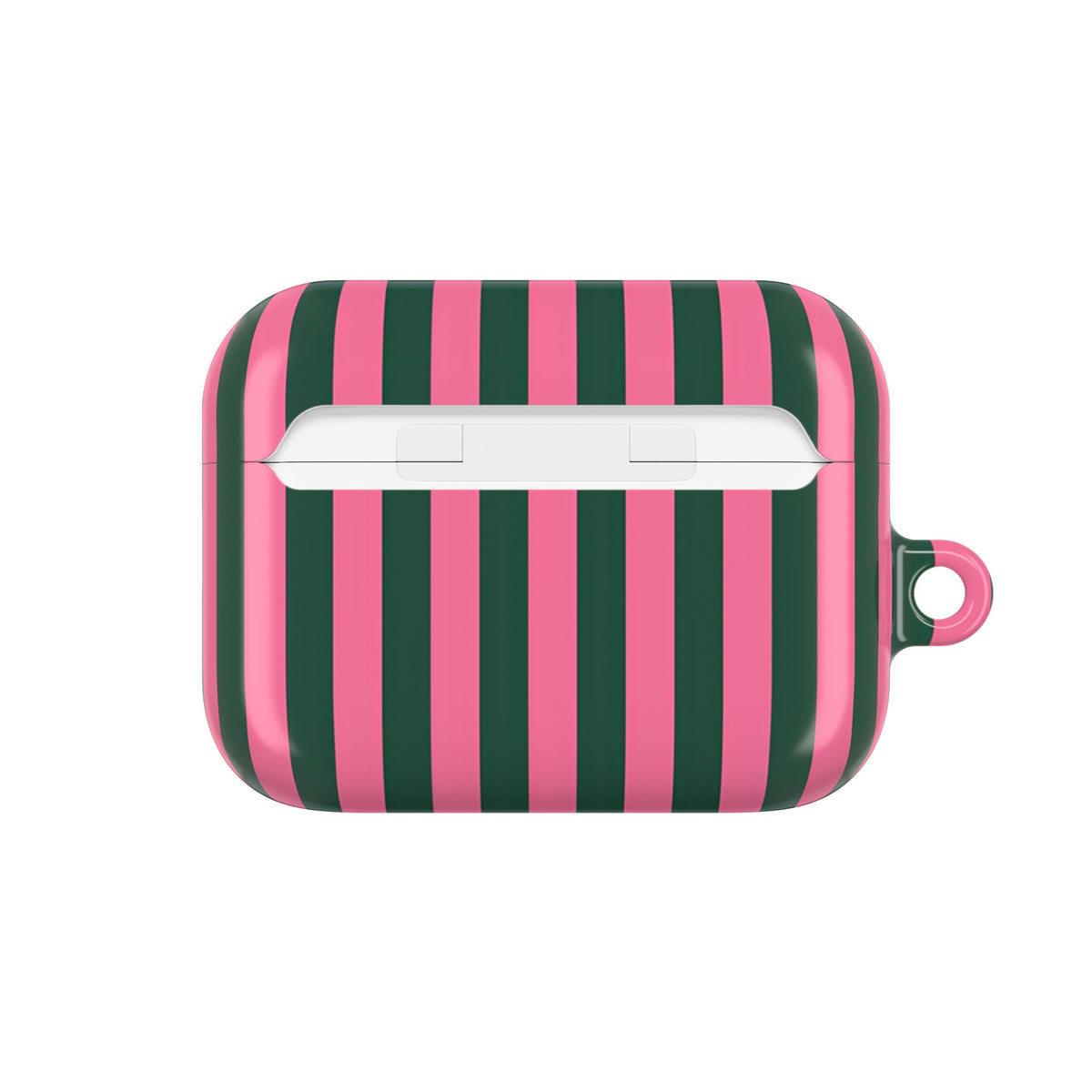 Flamingo Stripe AirPod Case – Slim Protective Charging Case