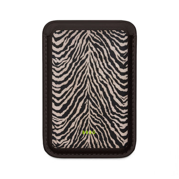 Zebraesque MagSafe Vegan Wallet — Slim Phone Card Holder