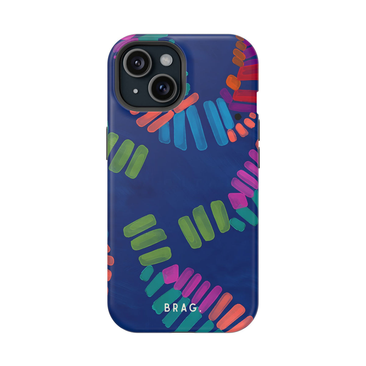 Blue Palm Magnetic Impact-Resistant Phone Case