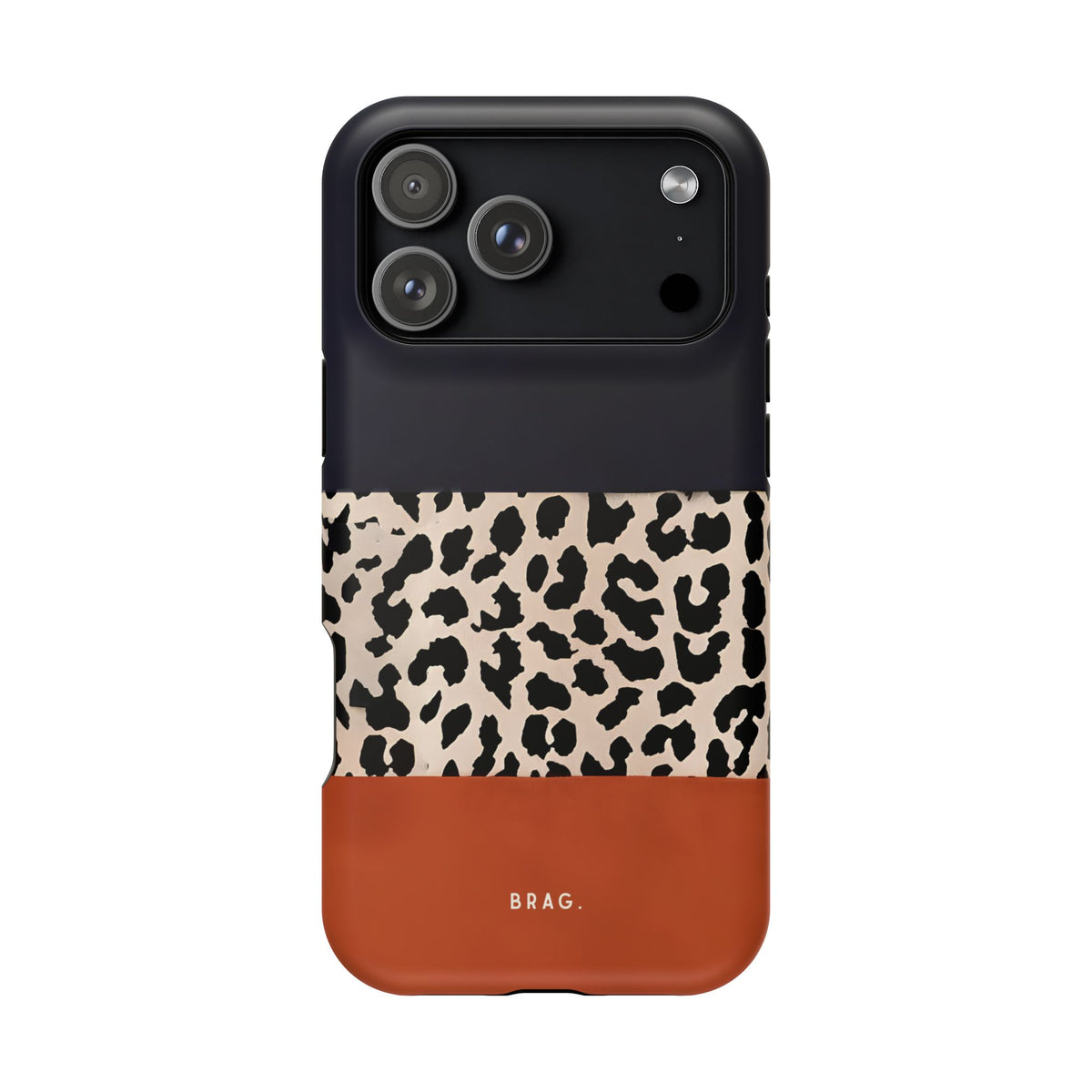 Leopard Block Magnetic Impact-Resistant Phone Case