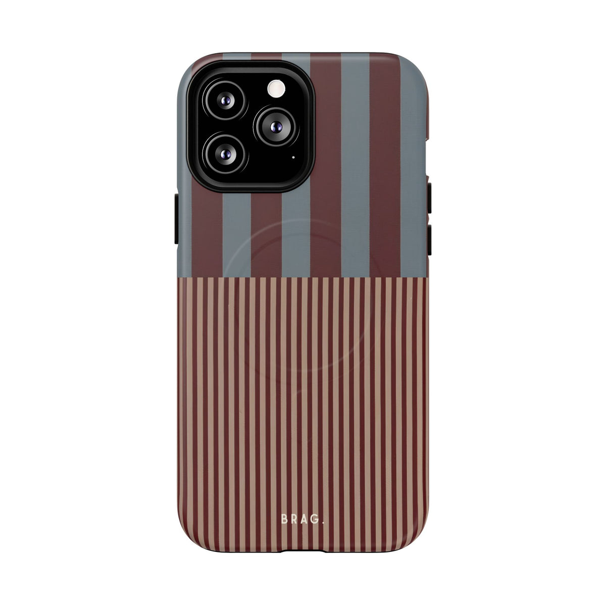 Candy Stripe MagSafe Tough Phone Case — Magnetic Protective Cover