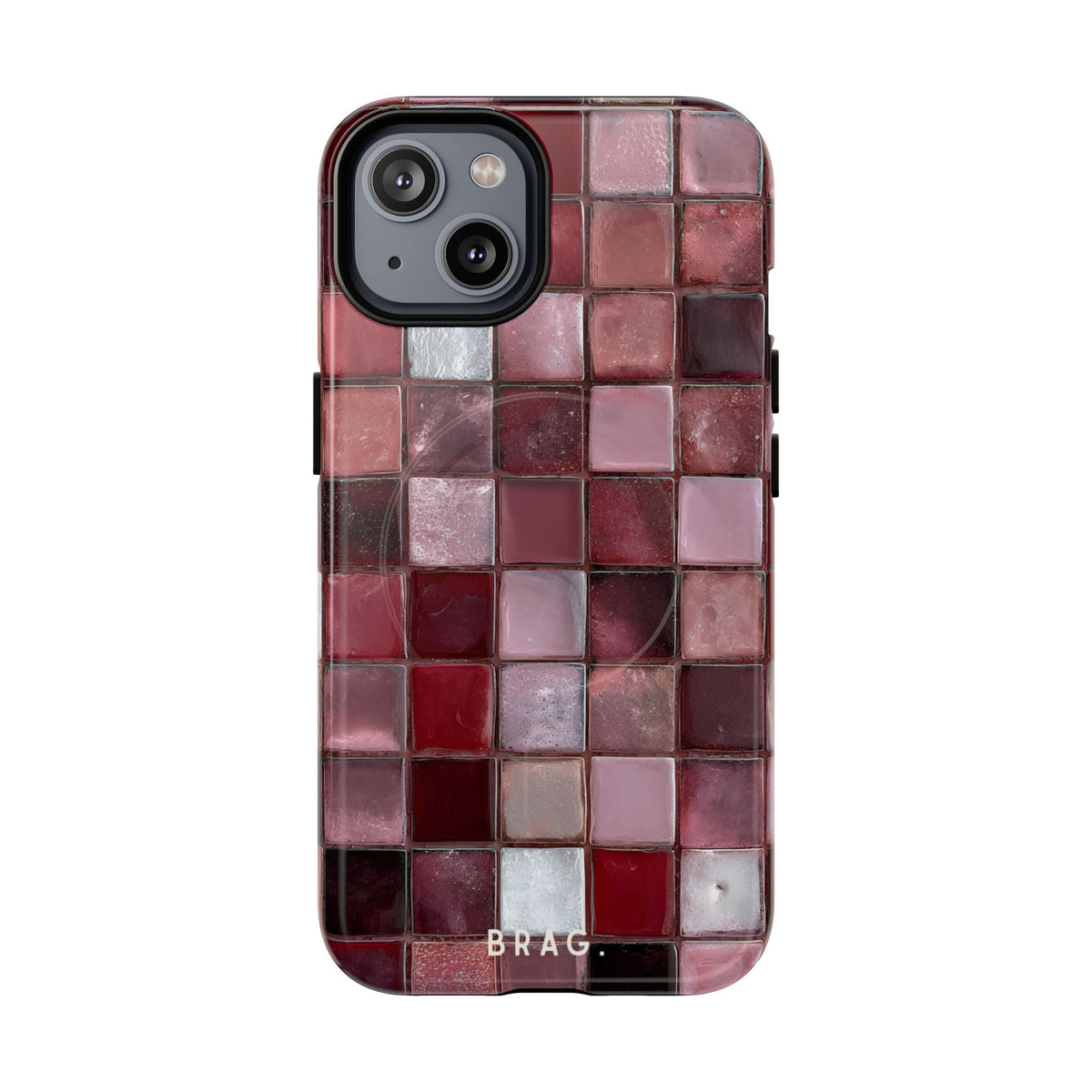 Cherry Tile MagSafe Tough Phone Case — Magnetic Protective Cover