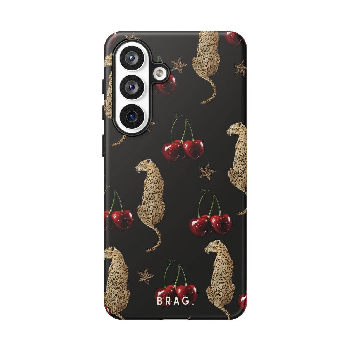 Wild Cherry Tough Phone Case – Shockproof Protective iPhone Cover