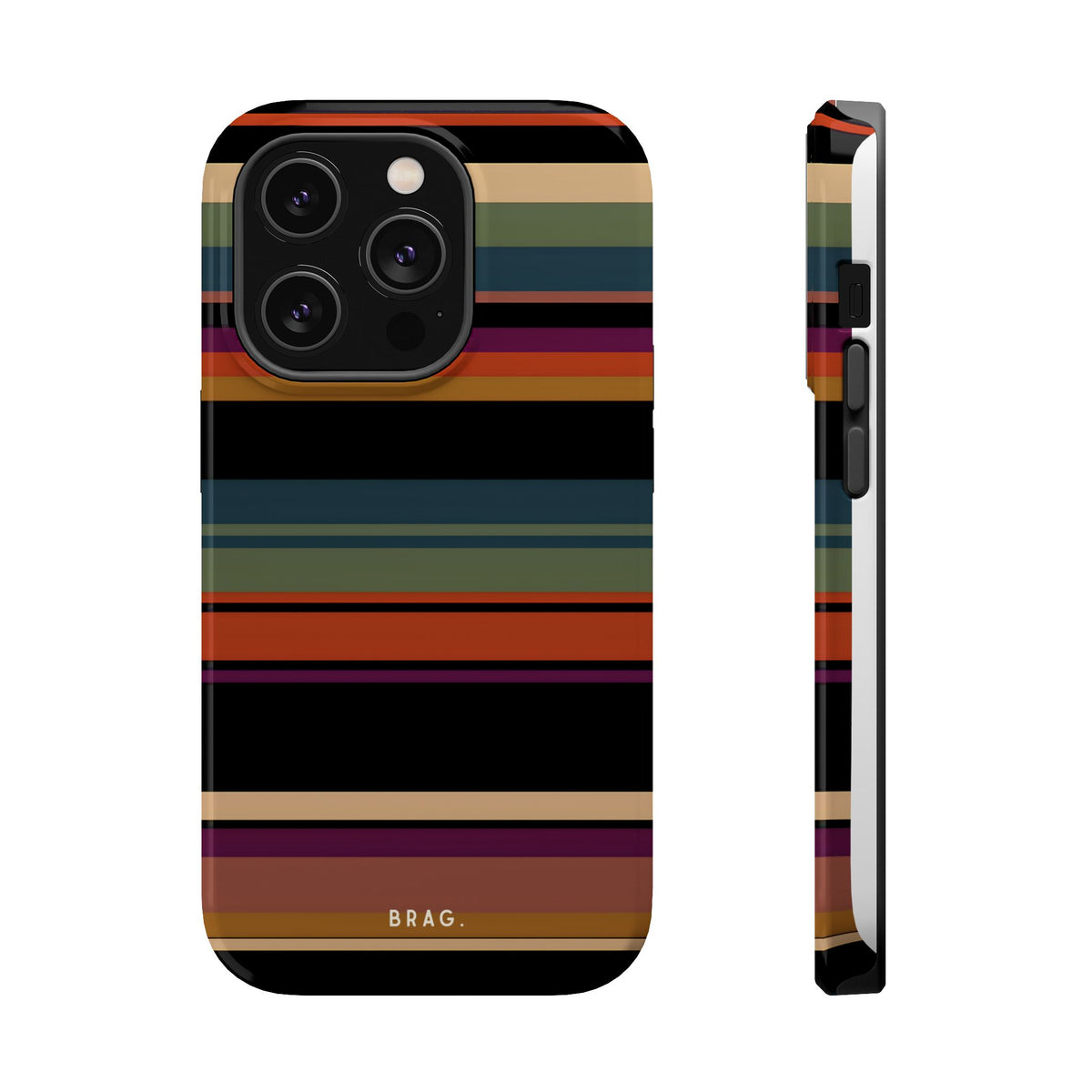 Market Stripe Magnetic Impact-Resistant Phone Case