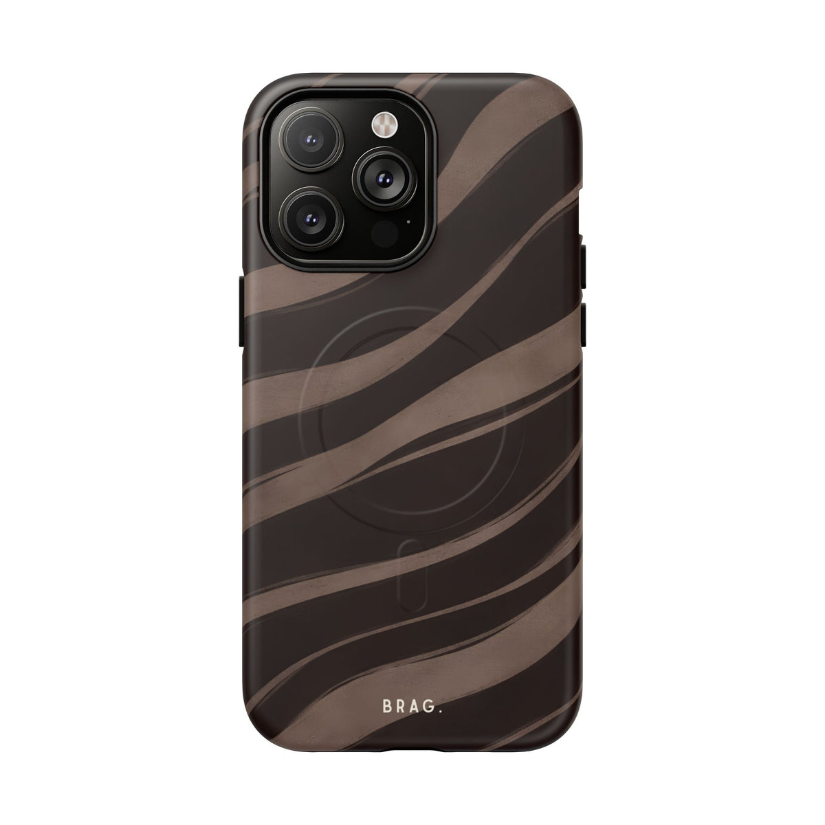 Zebra Wave MagSafe Tough Phone Case — Magnetic Protective Cover