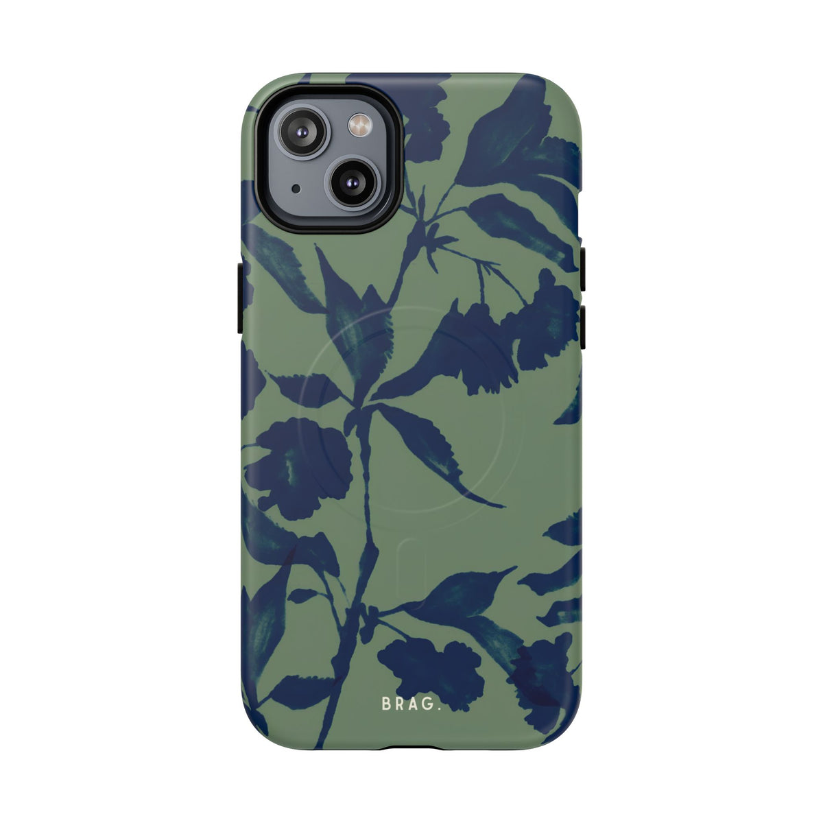 Sage Bloom MagSafe Tough Phone Case — Magnetic Protective Cover