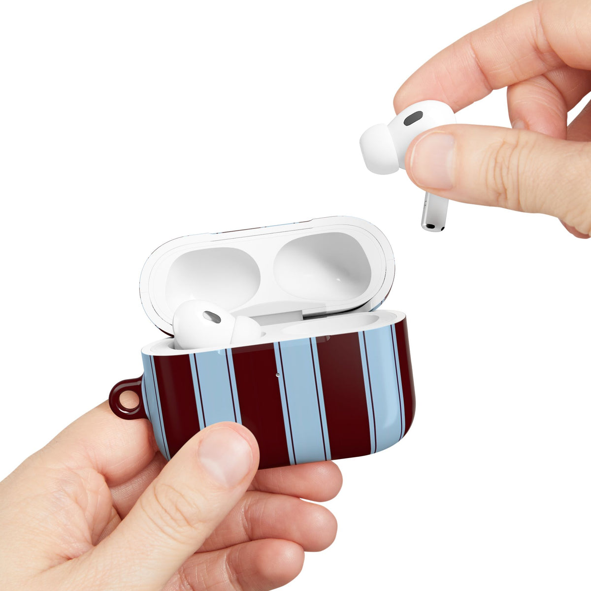 Maroon Sky AirPod Case – Slim Protective Charging Case