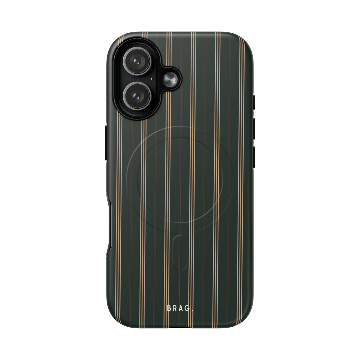 Vintage Pinstripe MagSafe Tough Phone Case — Magnetic Protective Cover