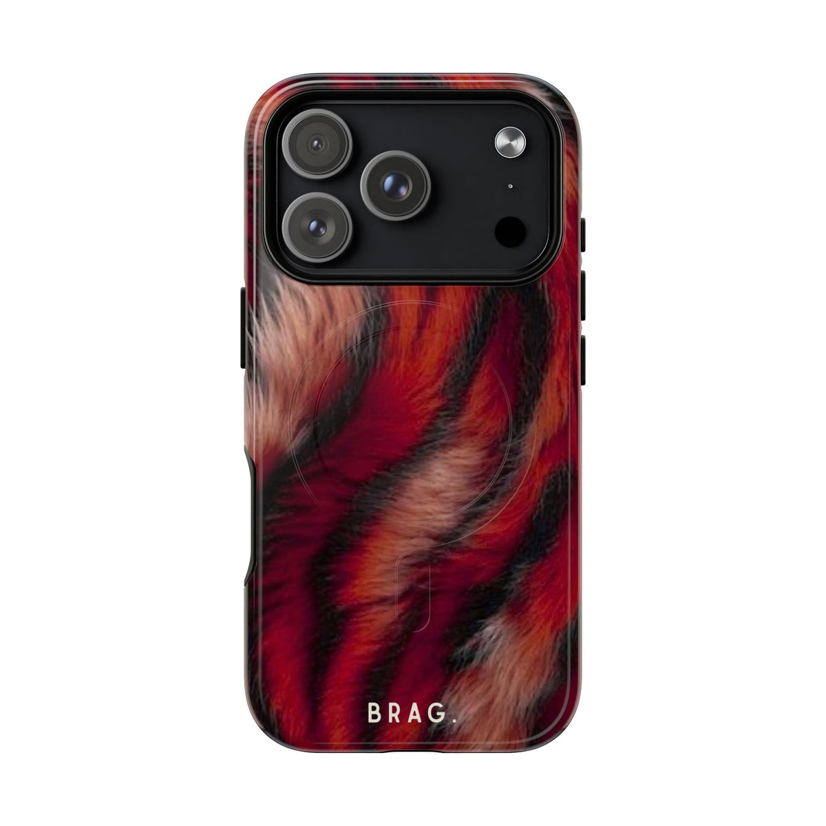 Red Rush MagSafe Tough Phone Case — Magnetic Protective Cover