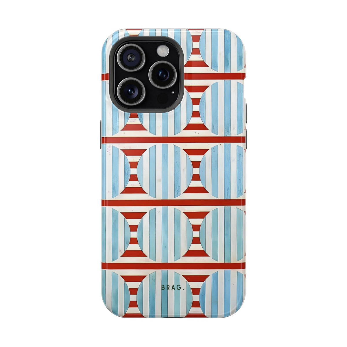 Riviera Stripe Magnetic Impact-Resistant Phone Case