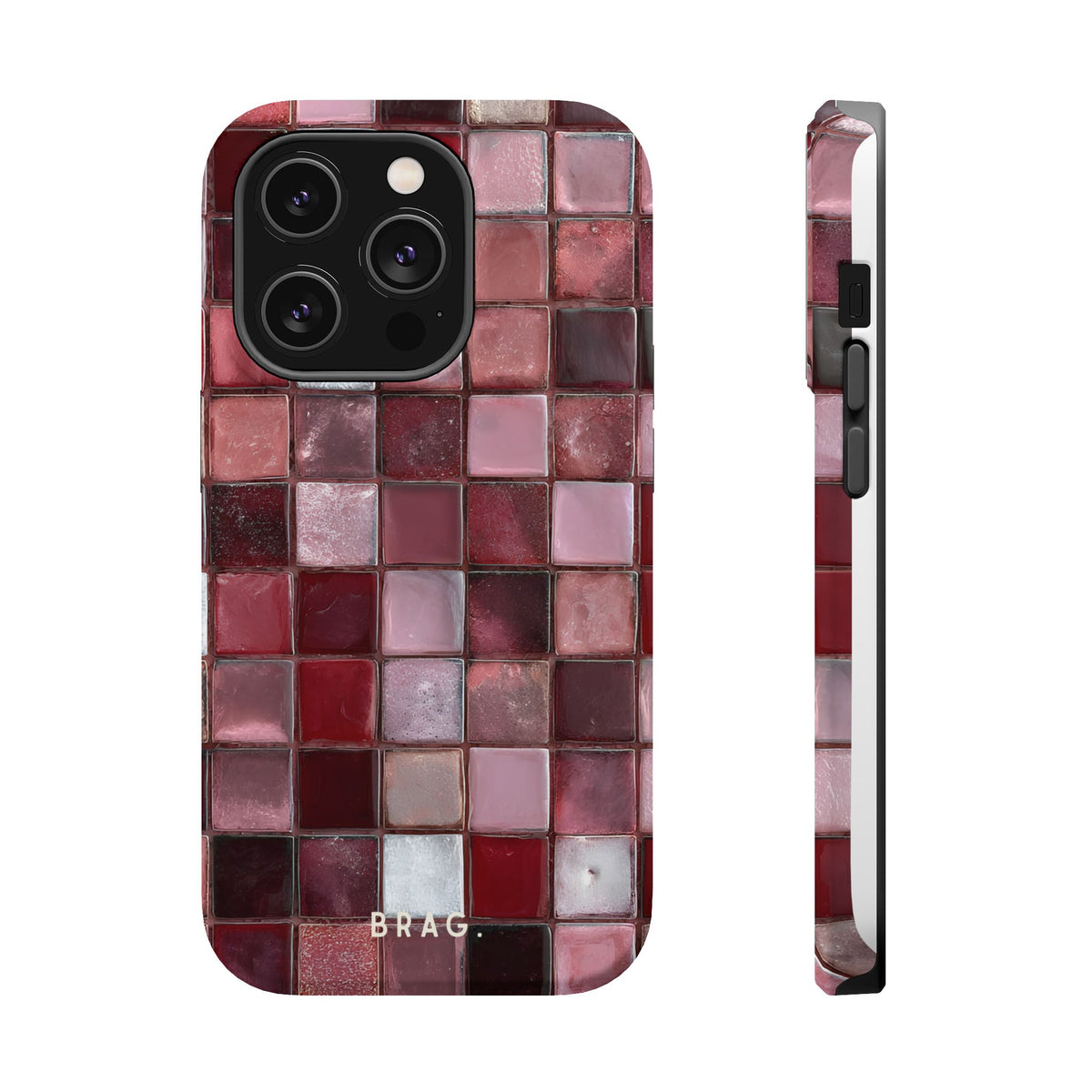 Cherry Tile Magnetic Impact-Resistant Phone Case