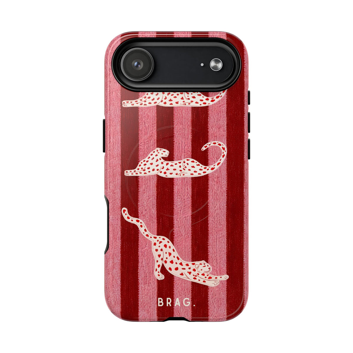 Pink Safari MagSafe Tough Phone Case — Magnetic Protective Cover
