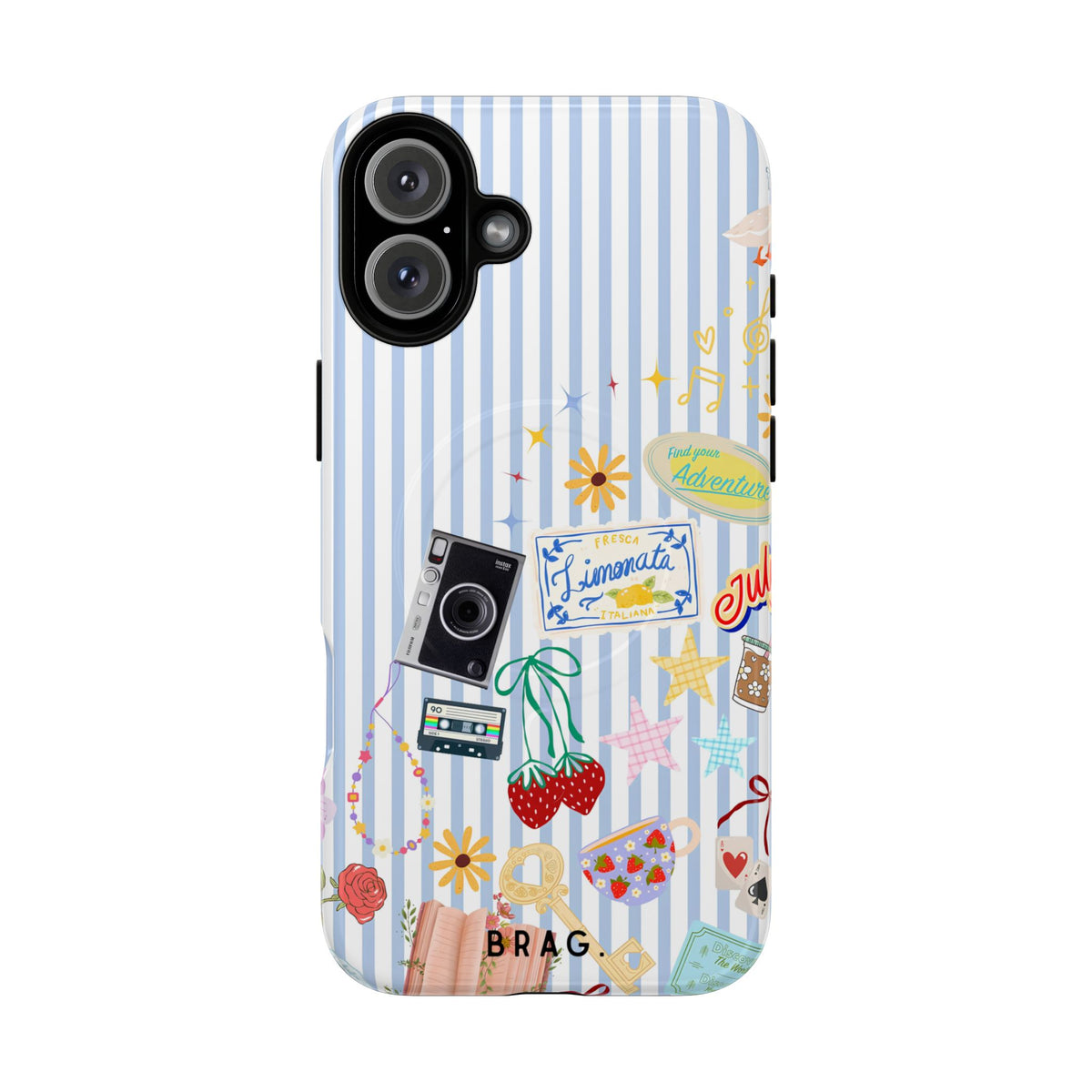 Travel Girl MagSafe Tough Phone Case — Magnetic Protective Cover